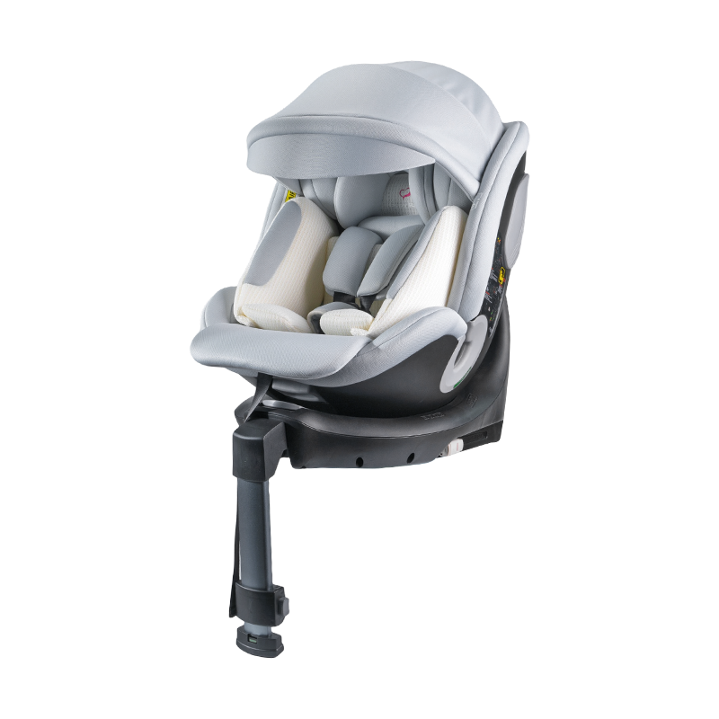 ISO FIX + gamba di supporto Rotazione a 360° Seggiolino auto rivolto all'indietro/nel senso di marcia 40-150 cm